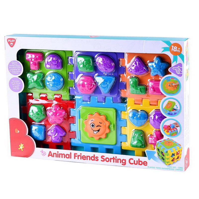 Развивающая игрушка - Куб-сортер  